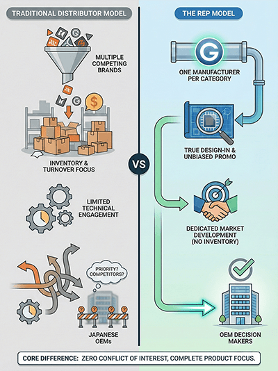Why the Rep Model Matters in Japan